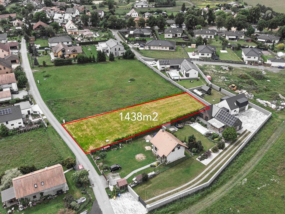 Prodej stavební parcely 1438 m², Rybníky