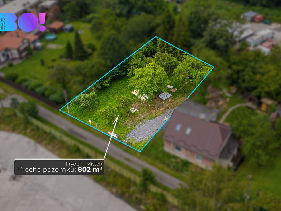 Prodej stavební parcely 802 m², Frýdek-Místek