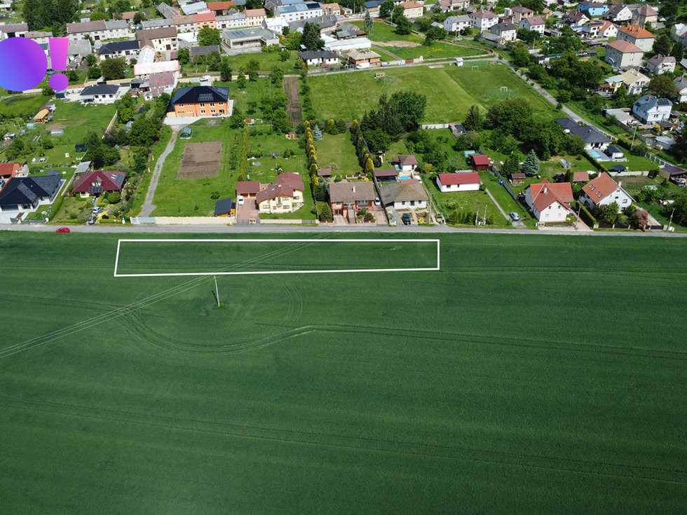Prodej stavební parcely 1325 m², Cholina