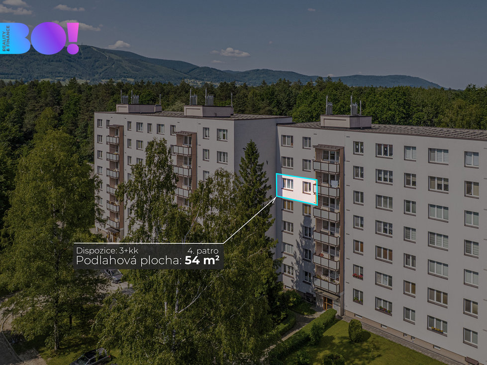 Prodej bytu 3+kk 54 m², Třinec