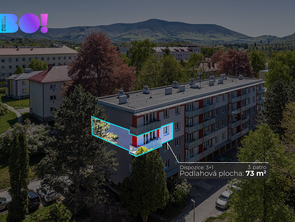 Prodej bytu 3+1 73 m², Frenštát pod Radhoštěm