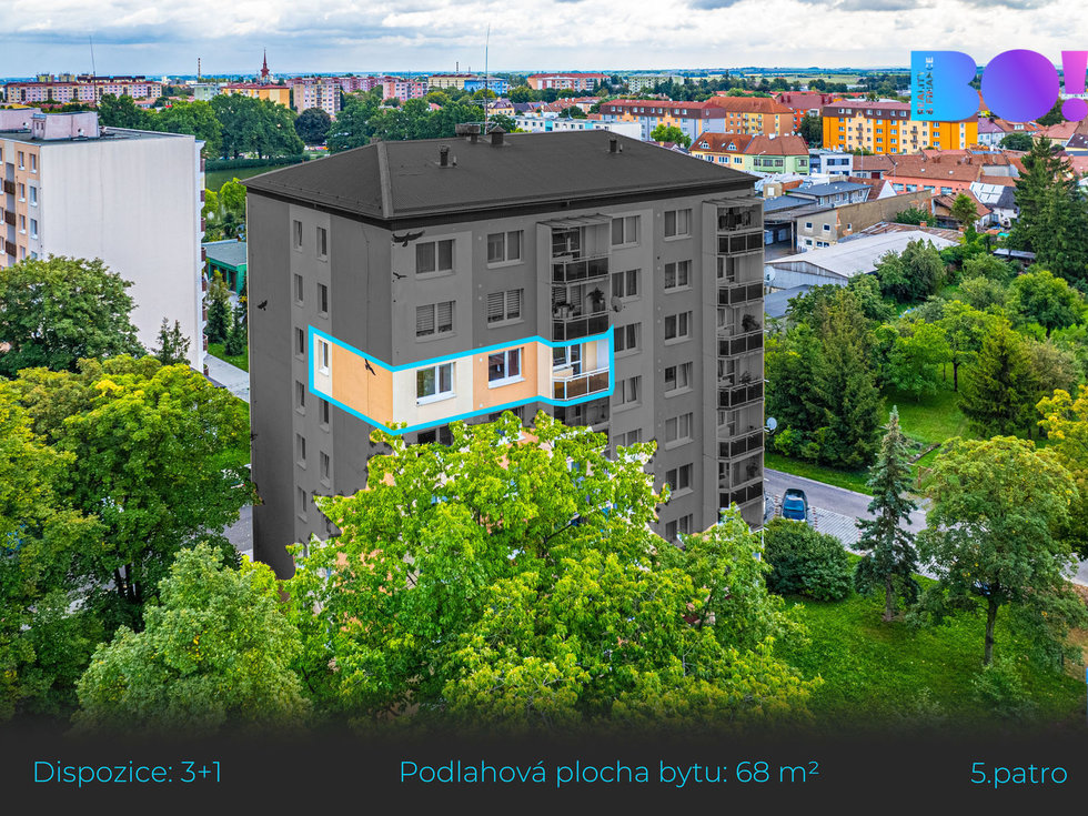 Prodej bytu 3+1 68 m², Prostějov