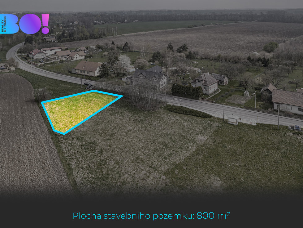 Prodej stavební parcely 800 m², Hladké Životice