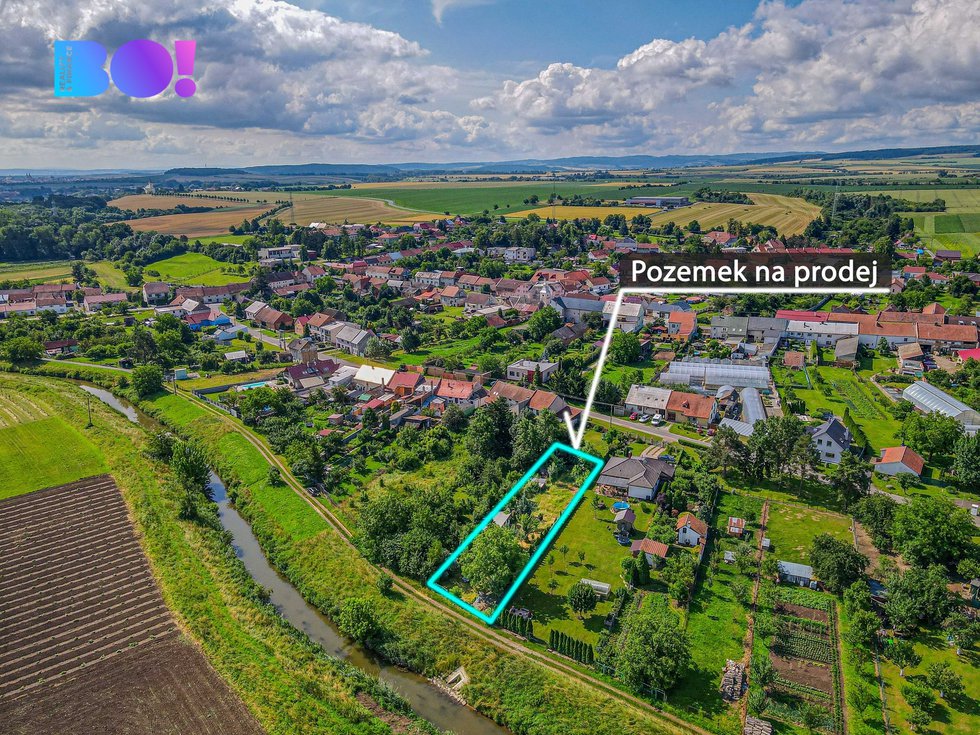 Prodej zahrady 1113 m², Bezměrov