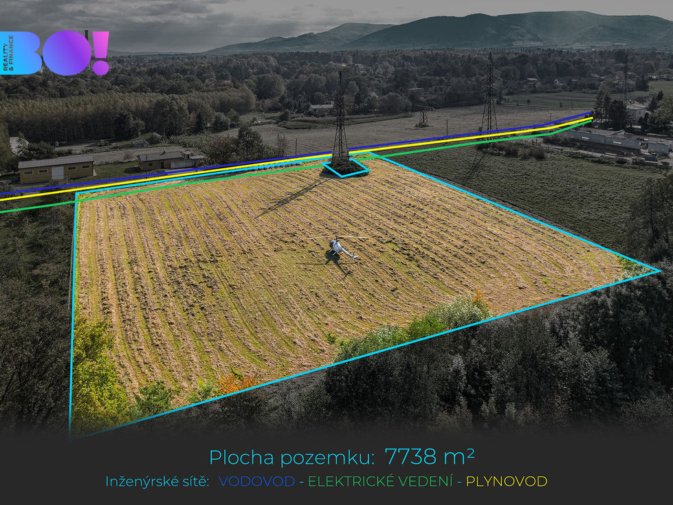 Prodej komerčního pozemku 7738 m², Třinec