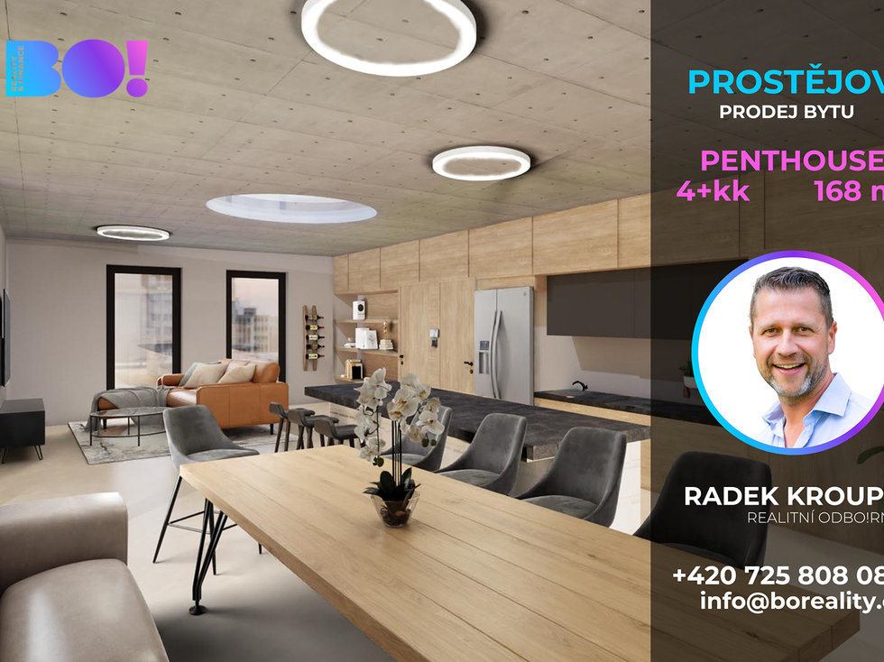 Prodej bytu 4+kk 144 m², Prostějov