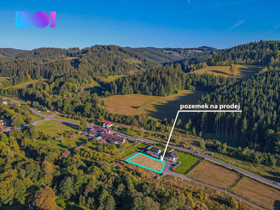 Prodej stavební parcely 1051 m², Karolinka