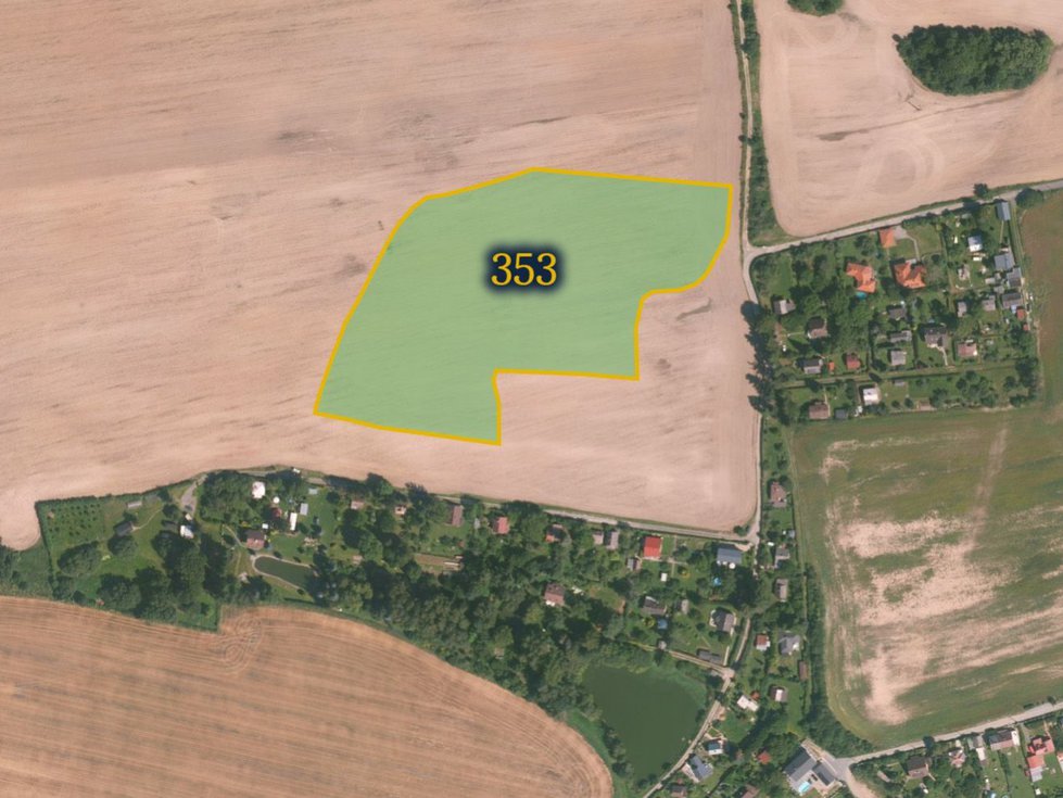 Prodej zemědělské půdy 26842 m², Čisovice