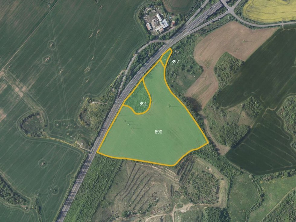 Prodej zemědělské půdy 46097 m², Hostomice