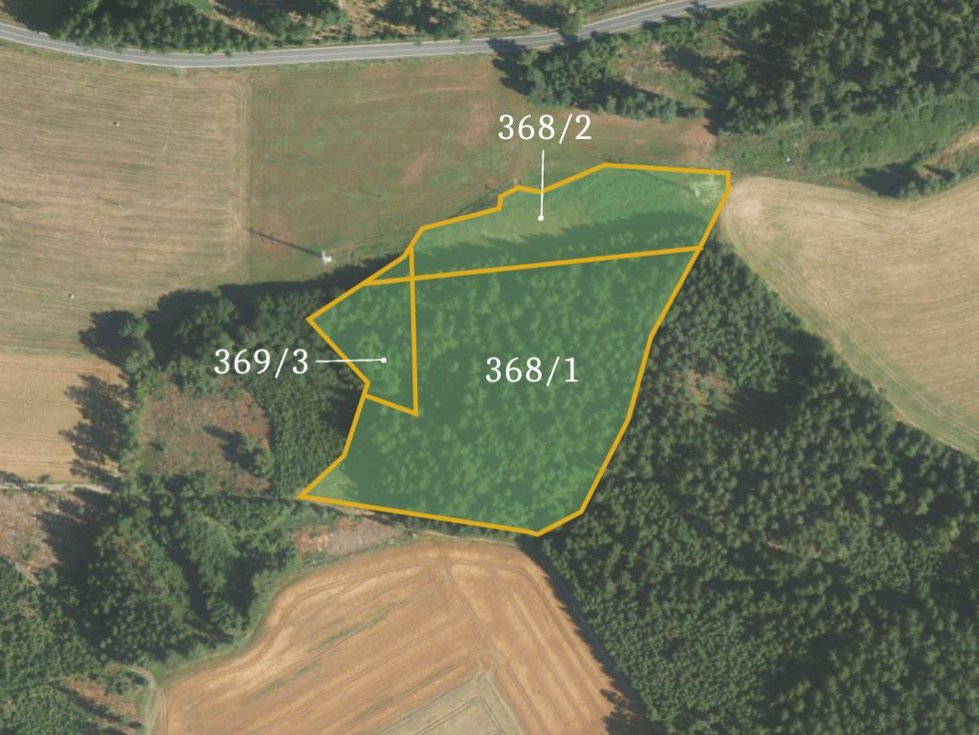 Prodej lesa 17958 m², Sázava