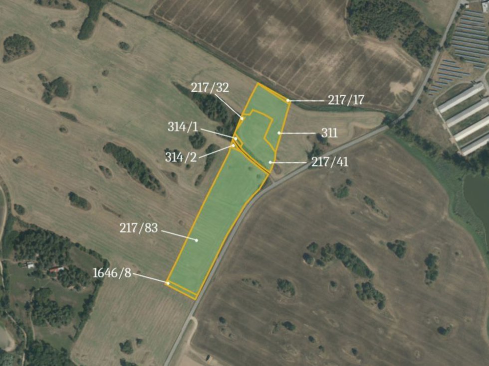 Prodej zemědělské půdy 10898 m², Vladislav