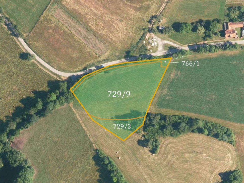 Prodej zemědělské půdy 30881 m², Nová Ves