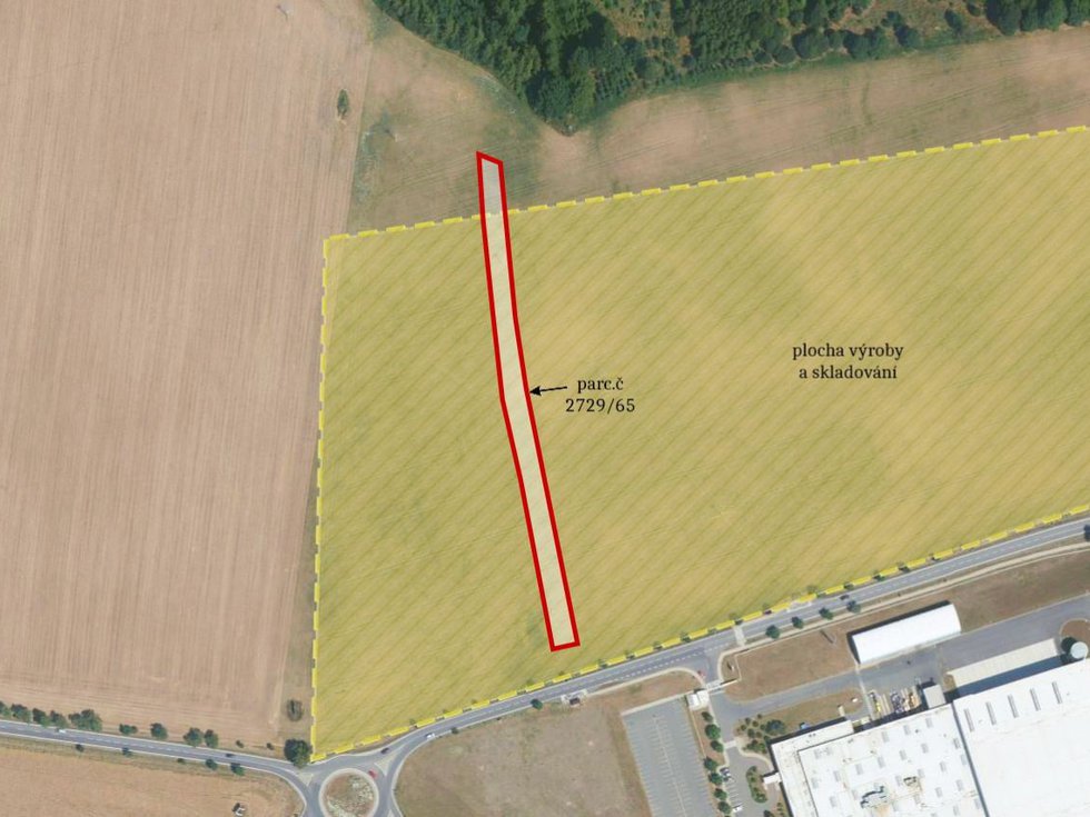 Prodej komerčního pozemku 3061 m², Zruč nad Sázavou