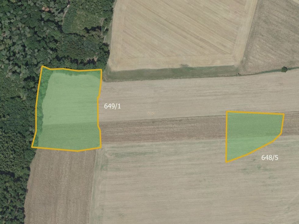 Prodej zemědělské půdy 21338 m², Masojedy