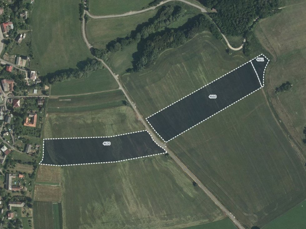 Prodej zemědělské půdy 11587 m², Tatenice