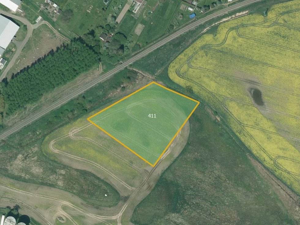 Prodej zemědělské půdy 5771 m², Heřmanova Huť
