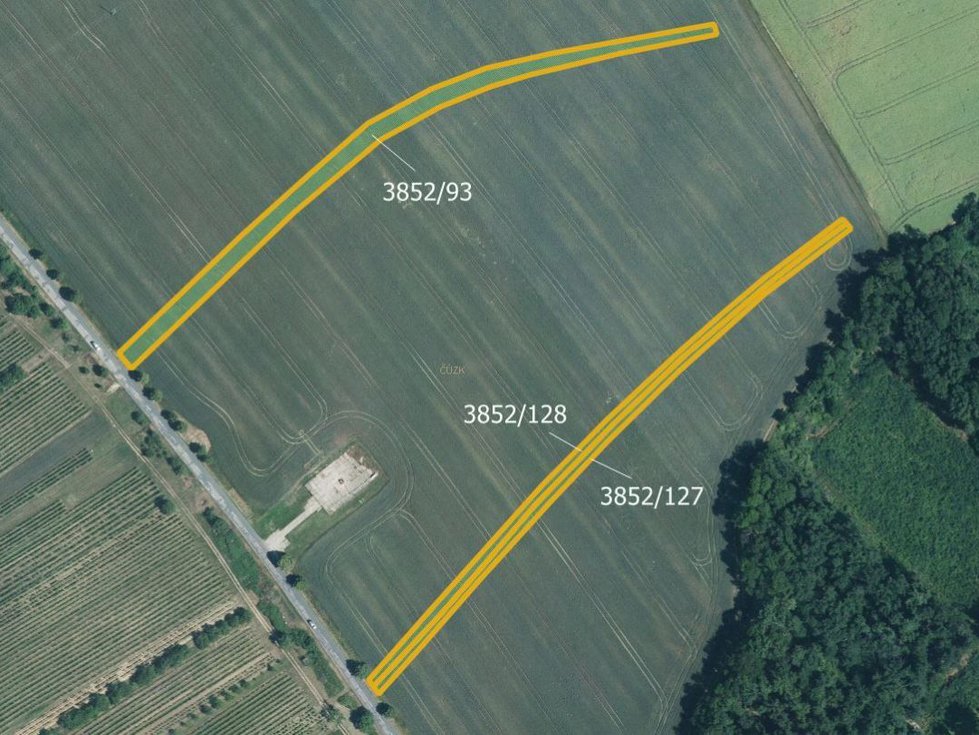 Prodej zemědělské půdy 6005 m², Starý Poddvorov