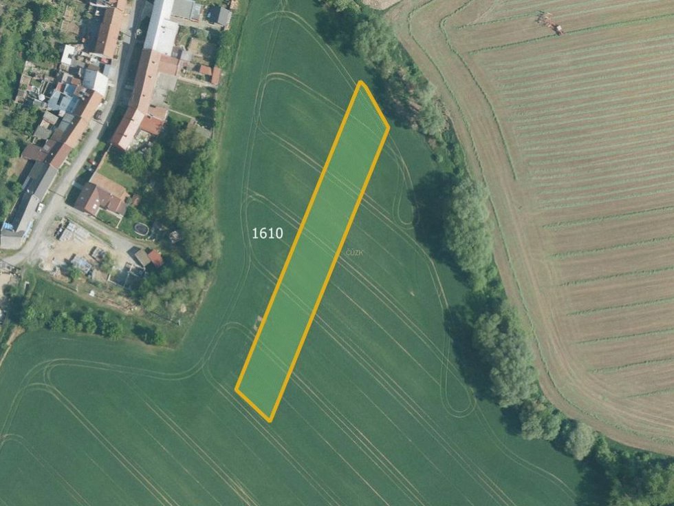 Prodej zemědělské půdy 9296 m², Pavlovice u Kojetína