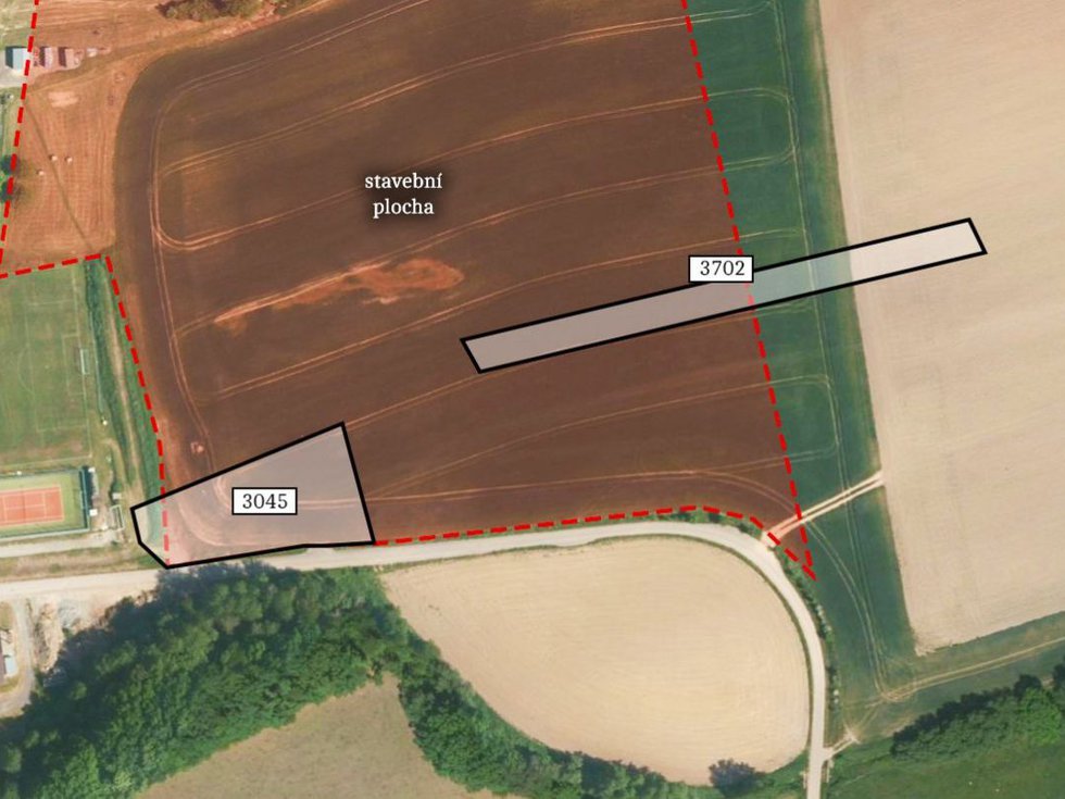 Prodej stavební parcely 3755 m², Lukavice