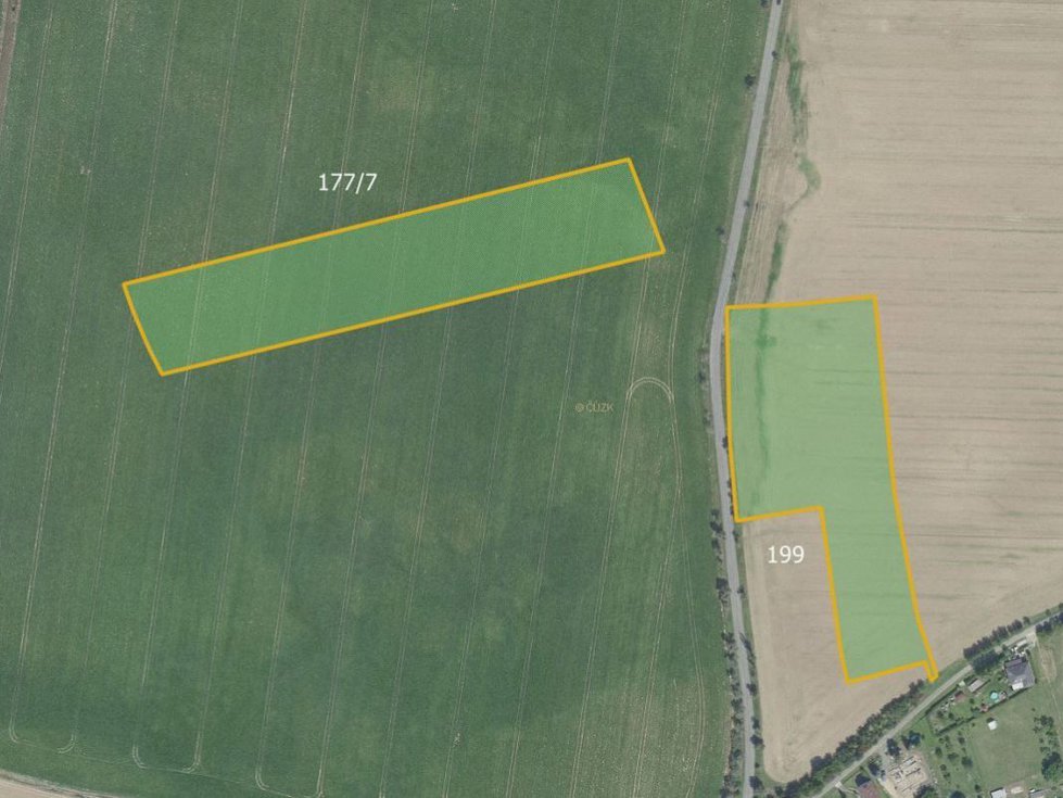Prodej zemědělské půdy 29596 m², Černíky