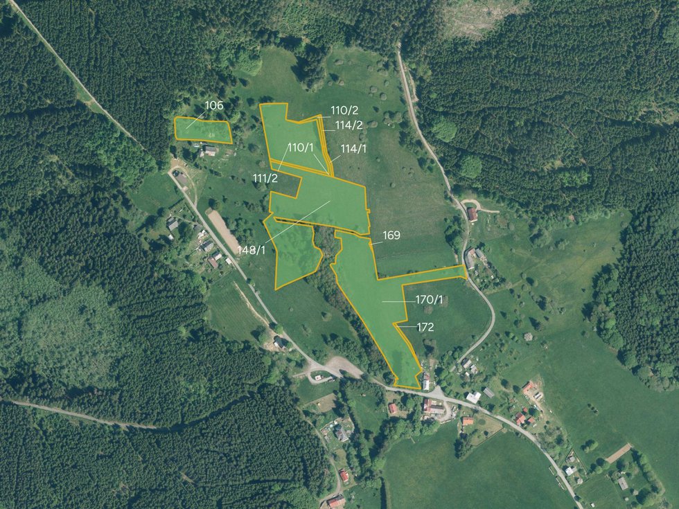 Prodej zemědělské půdy 40226 m², Chodský Újezd