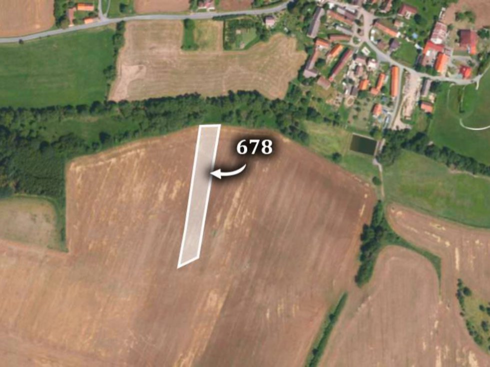 Prodej zemědělské půdy 10617 m², Sedliště
