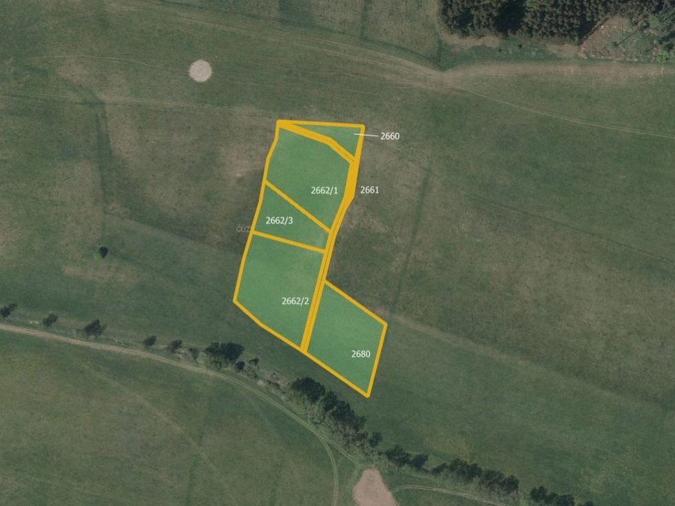 Prodej zemědělské půdy 17275 m², Čistá u Horek