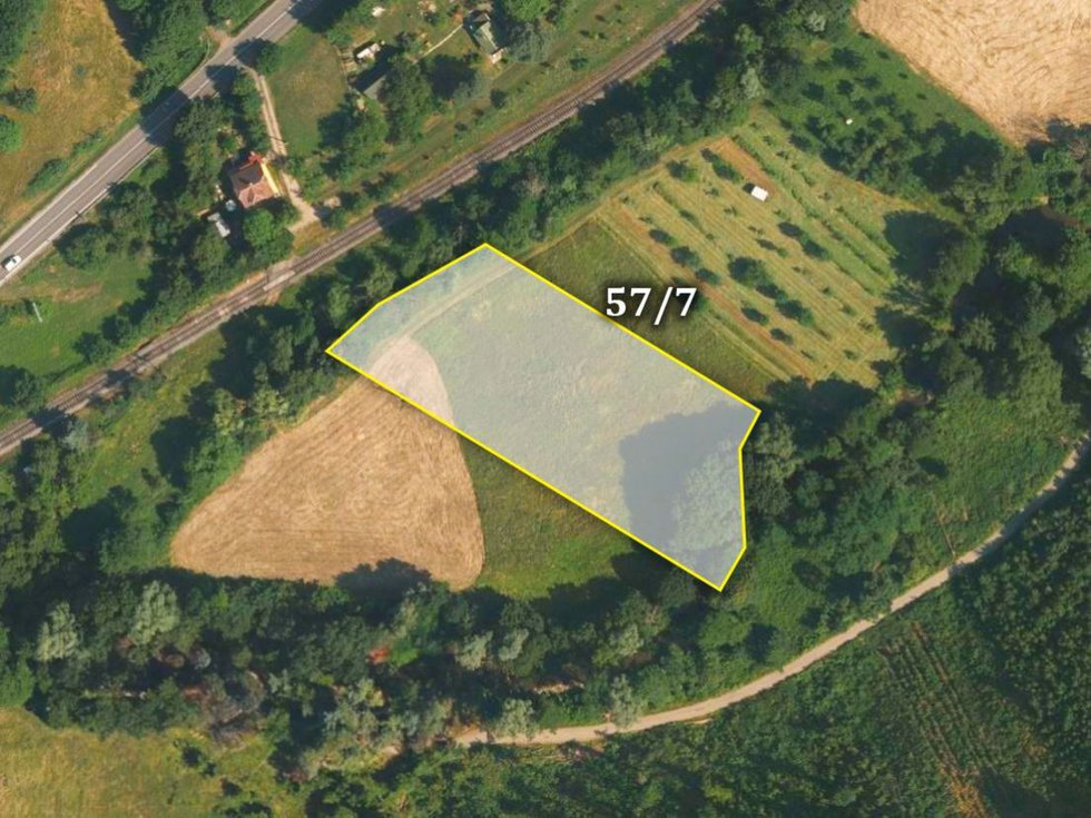 Prodej zemědělské půdy 4567 m², Luhačovice