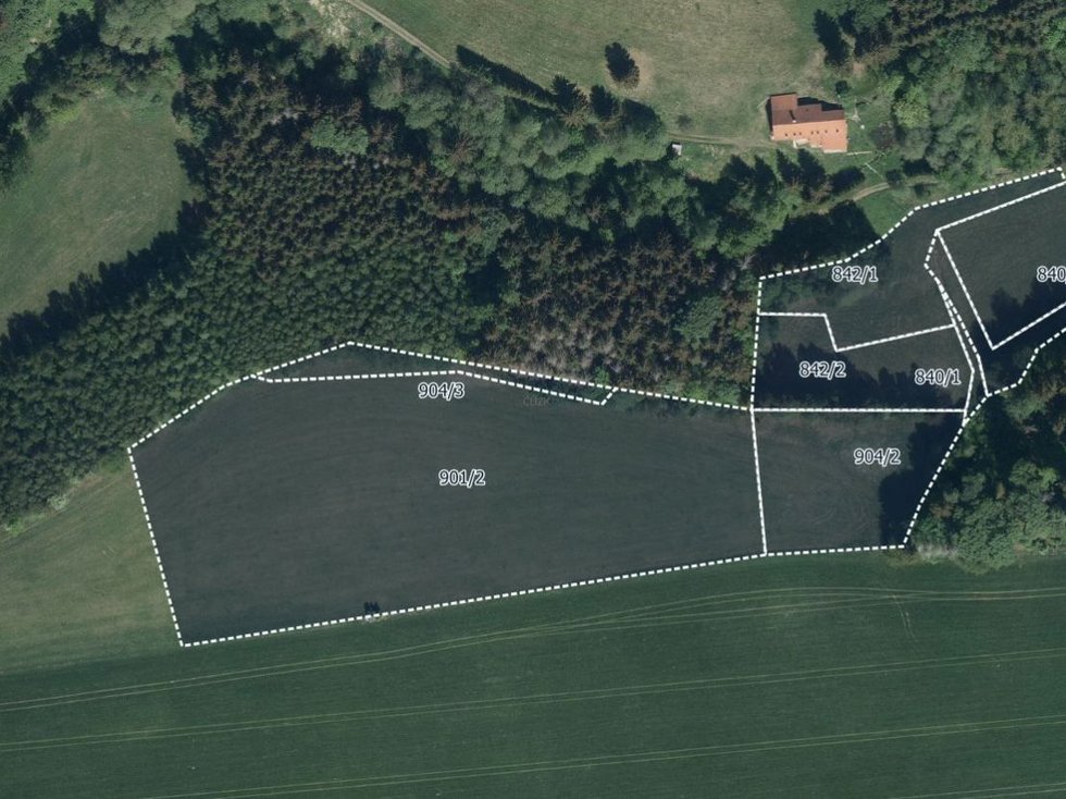 Prodej louky 33872 m², Ohnišov