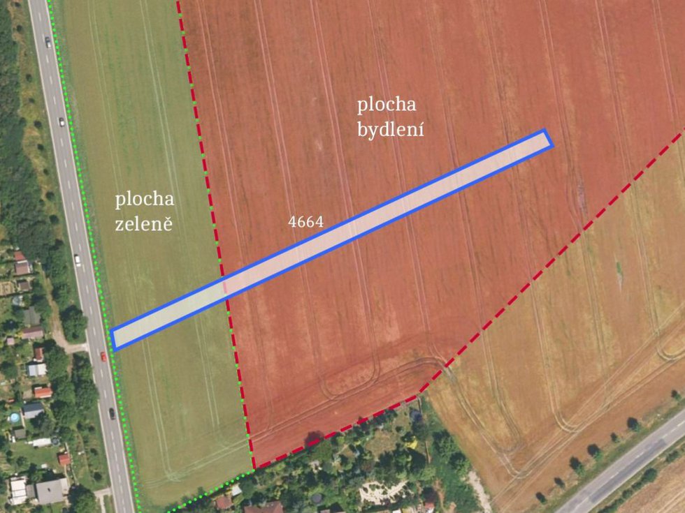 Prodej stavební parcely 773 m², Otrokovice