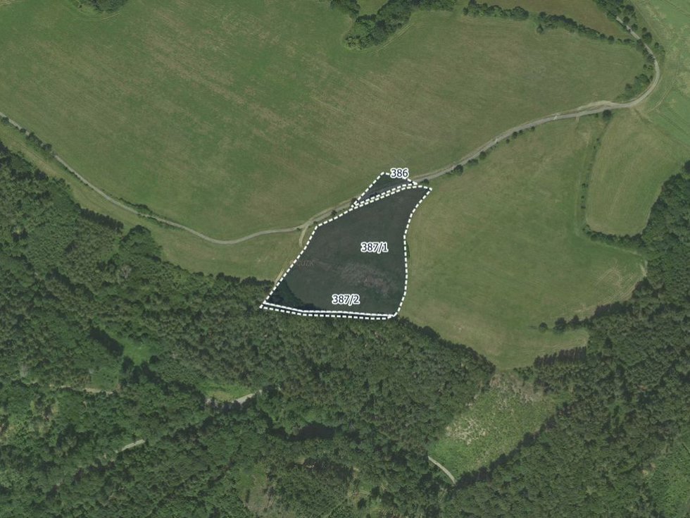 Prodej louky 14280 m², Vranová Lhota