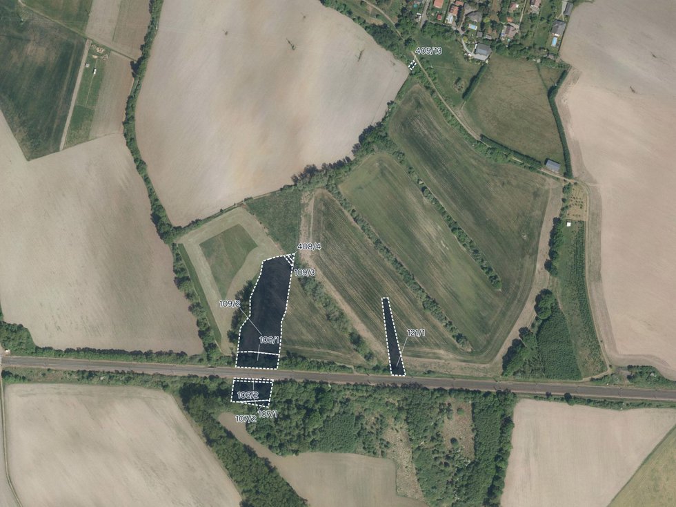 Prodej zemědělské půdy 2982 m², Srnojedy