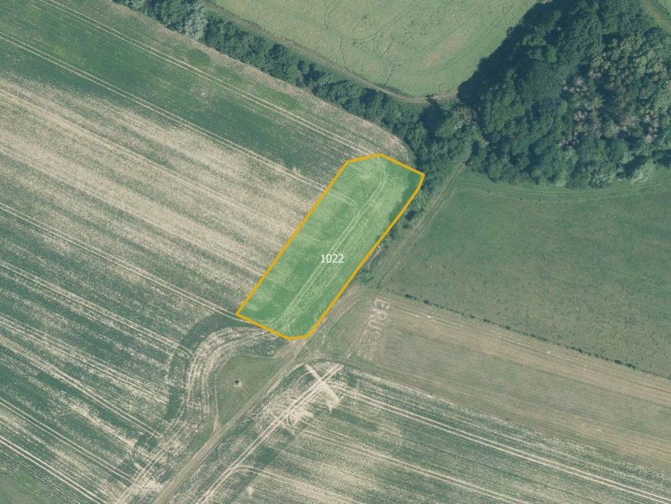 Prodej zemědělské půdy 2686 m², Brusné