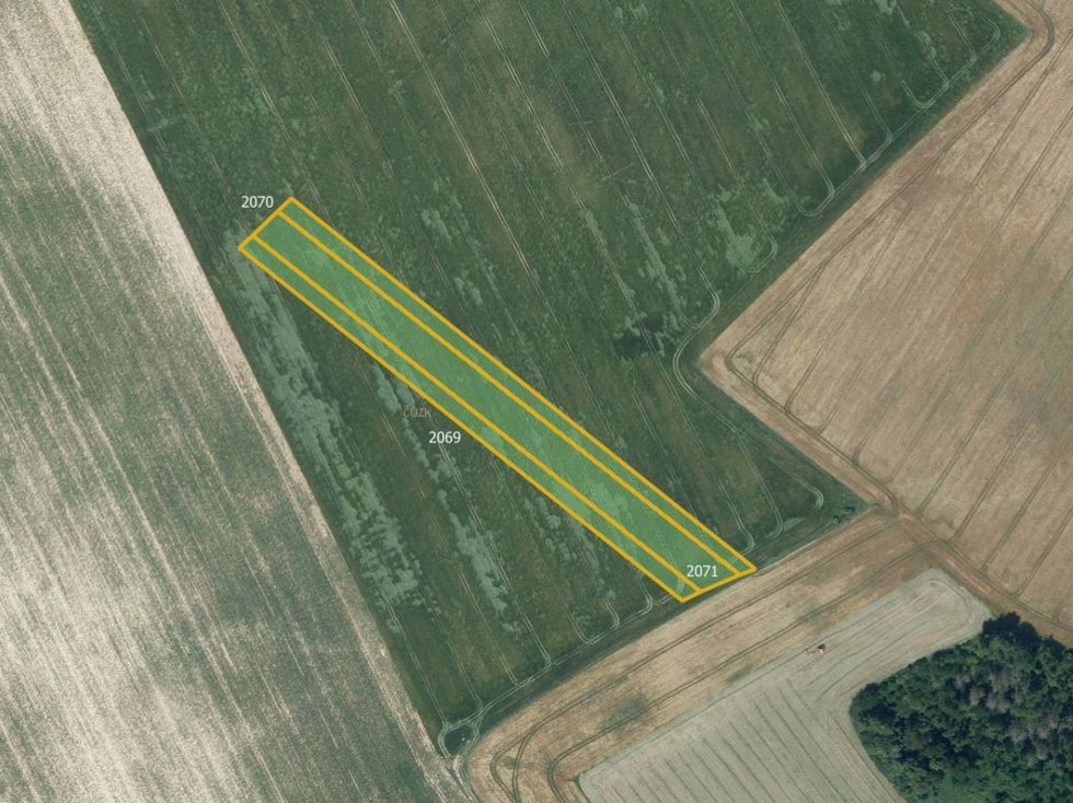 Prodej zemědělské půdy 8794 m², Určice