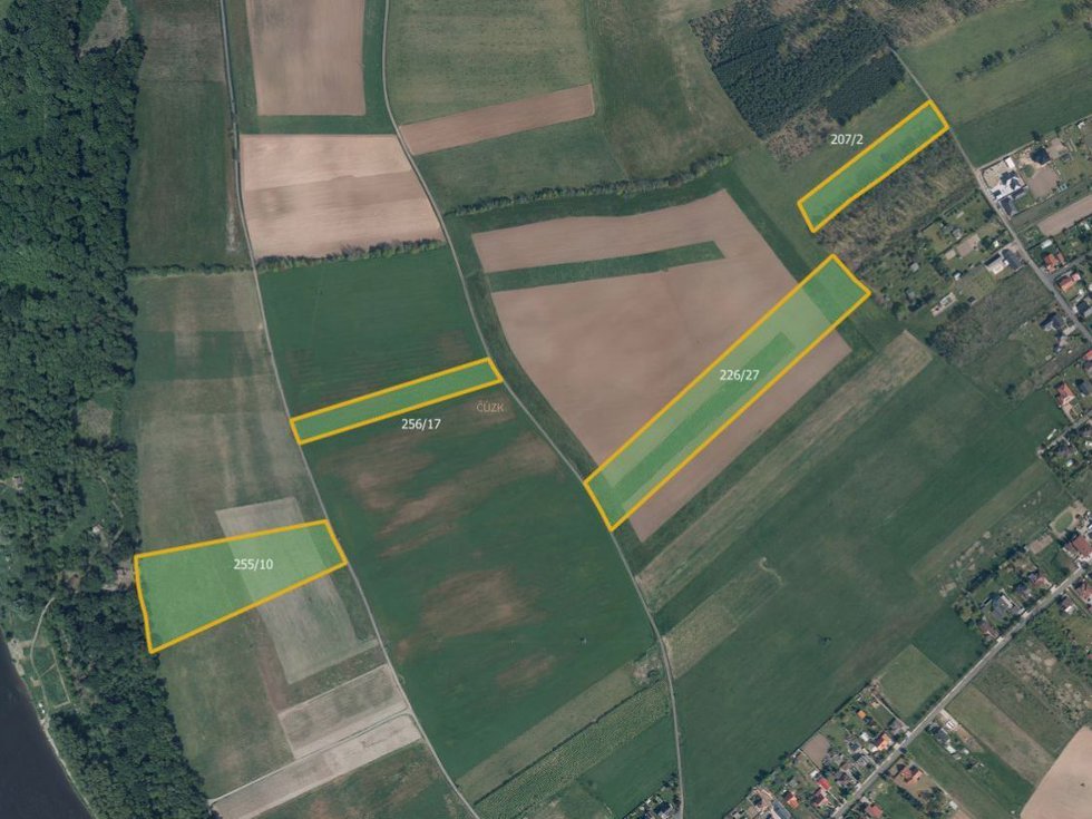 Prodej zemědělské půdy 45772 m², Vědomice
