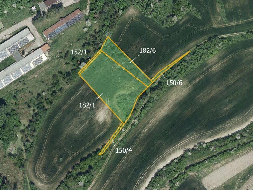 Prodej zemědělské půdy 5055 m², Nová Ves