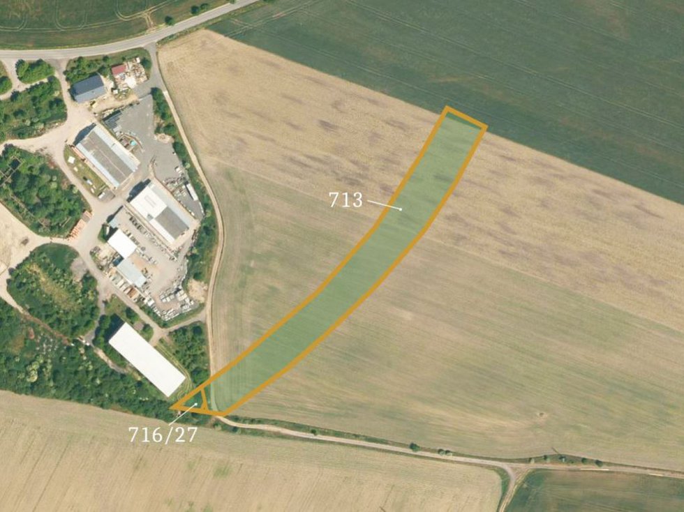 Prodej zemědělské půdy 13545 m², Brodce