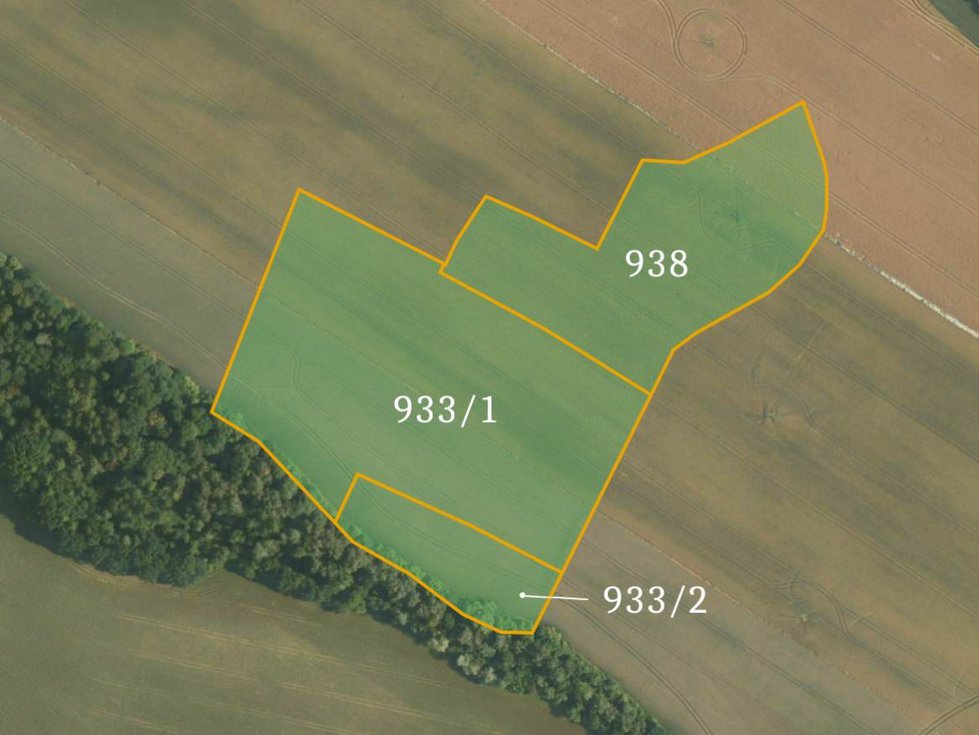 Prodej zemědělské půdy 223345 m², Oleška
