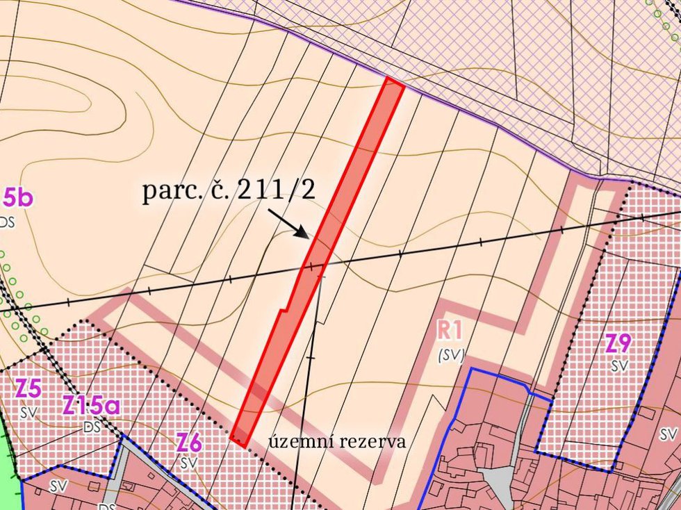 Prodej stavební parcely 6969 m², Kostomlátky