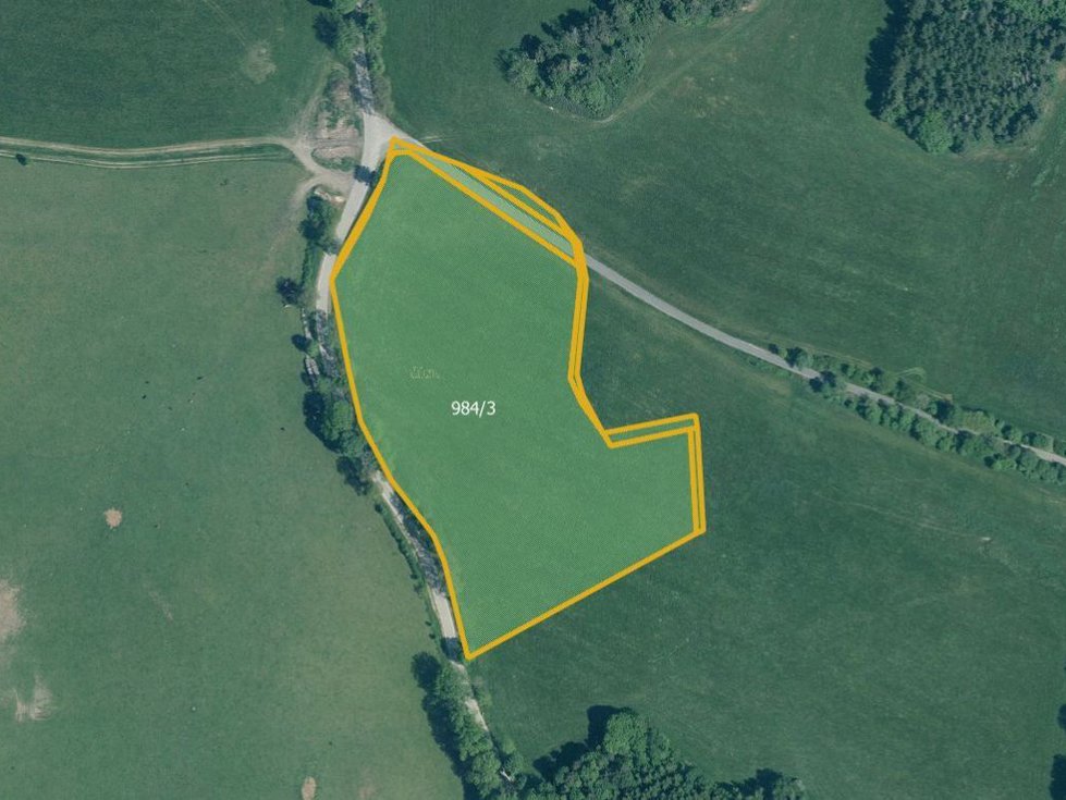 Prodej zemědělské půdy 16551 m², Strašice