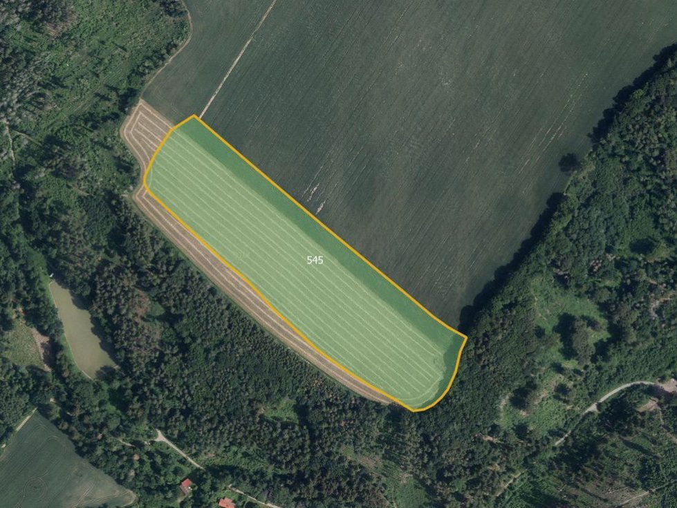 Prodej zemědělské půdy 40304 m², Raková u Konice