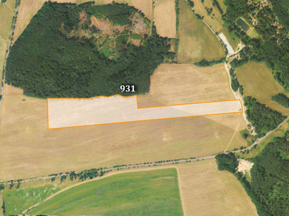Prodej zemědělské půdy 18377 m², Bynovec