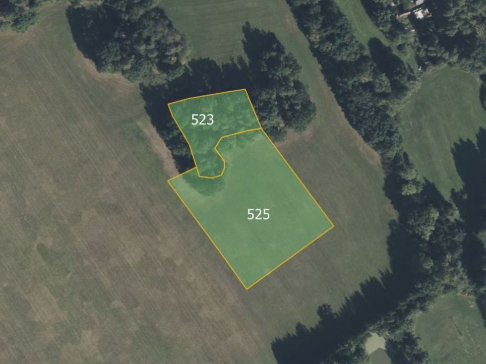 Prodej zemědělské půdy 17888 m², Chlístovice