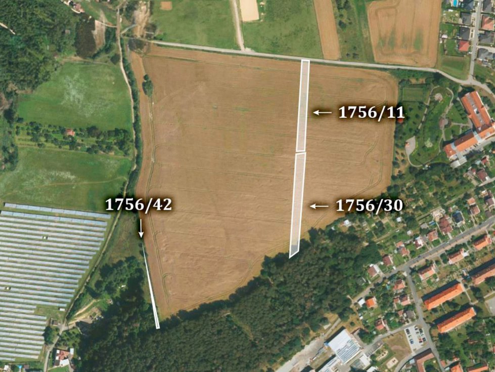Prodej zemědělské půdy 6361 m², Velké Opatovice