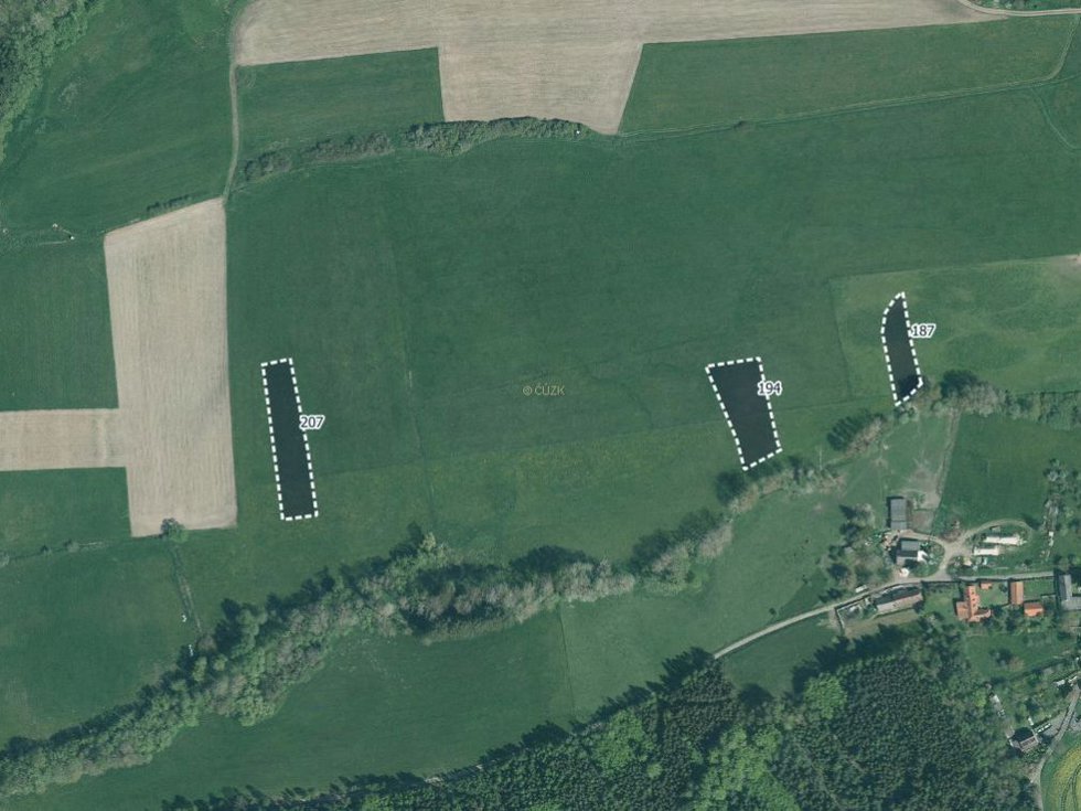 Prodej louky 5143 m², Vlčí