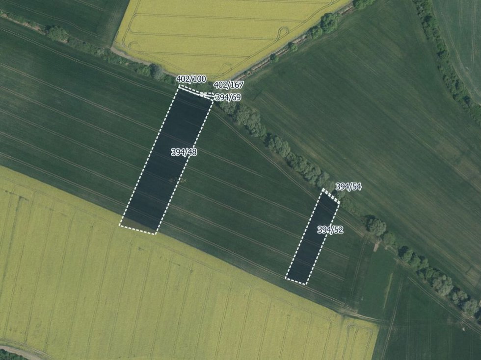 Prodej zemědělské půdy 11091 m², Pardubice