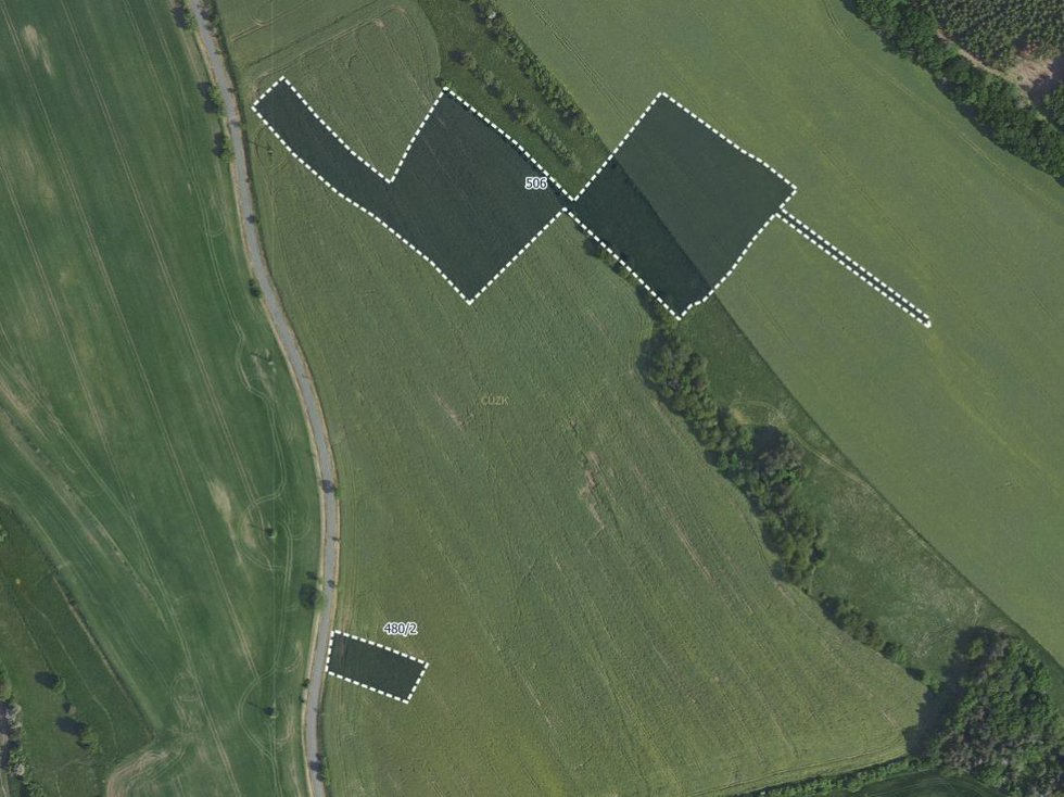 Prodej zemědělské půdy 23182 m², Oplany