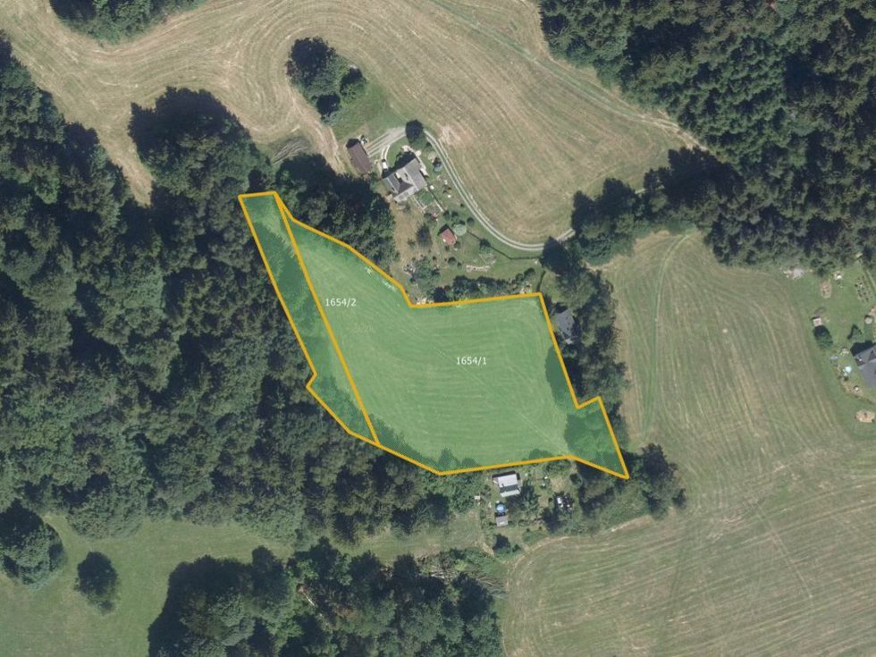 Prodej louky 6667 m², Pustá Rybná