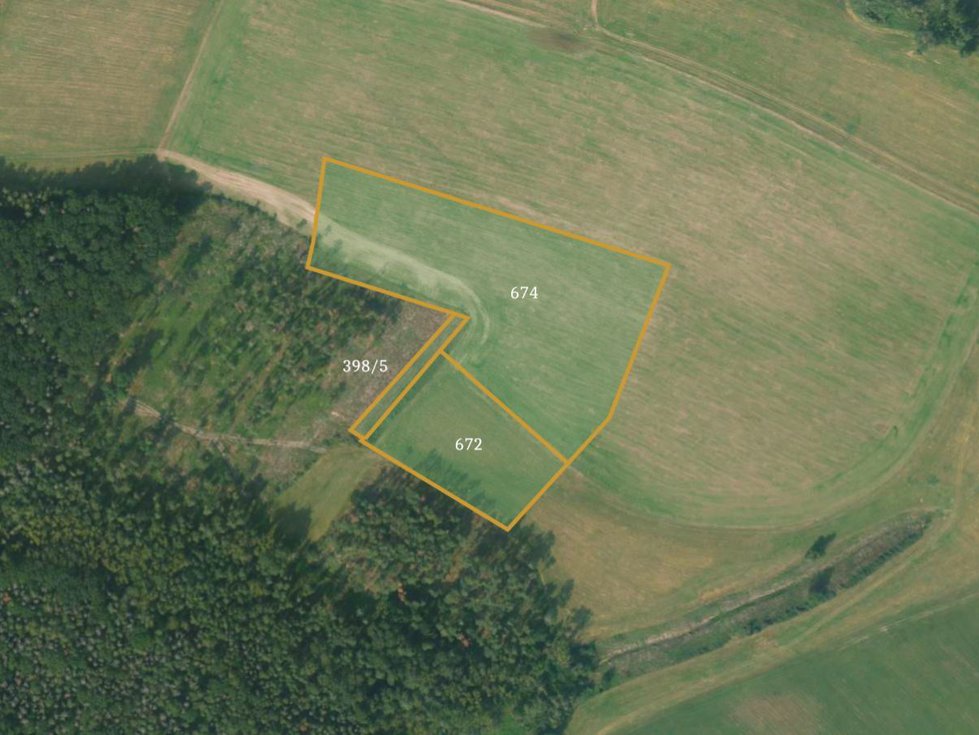 Prodej zemědělské půdy 33004 m², Újezd u Sezemic
