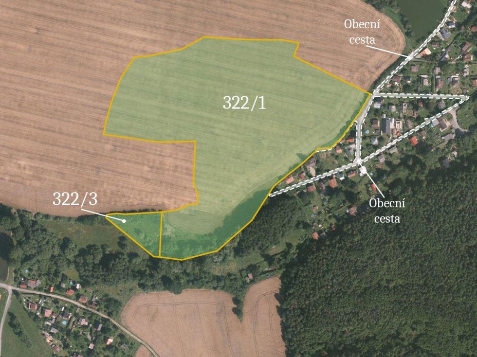 Prodej zemědělské půdy 61515 m², Čisovice